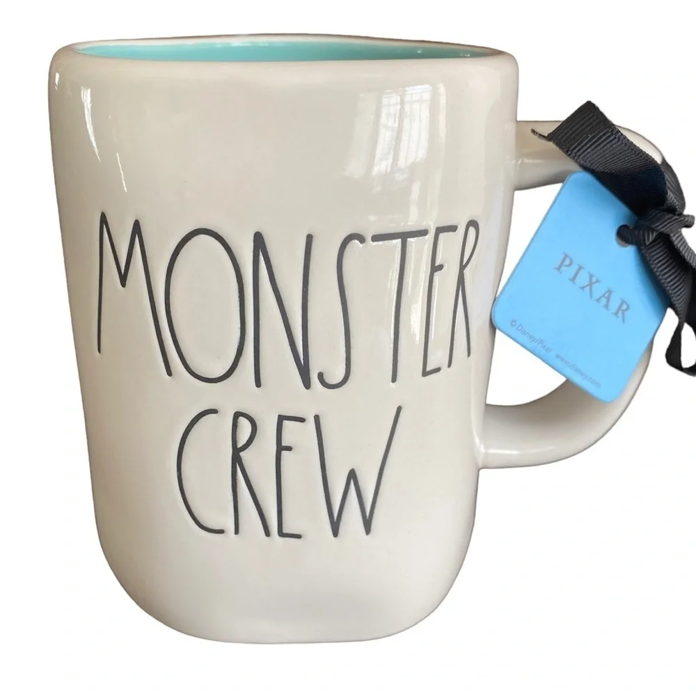 Rae Dunn Disney/Pixar Monster Inc. “Monster Crew” Mug NWT